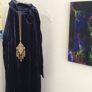 Blue Velvet J&J by Janie and Jack Dress